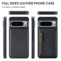 For Google Pixel 8 Pro DG.MING M5 Series Zip RFID Multi Card Detachable Leather Phone Case(Black)
