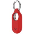 For Samsung Galaxy SmartTag 2 Location Tracker Portable Silicone Protective Case(Red)
