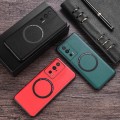 For Xiaomi Redmi K60 PU MagSafe Magnetic Phone Case(Red)