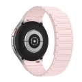 For Samsung Galaxy Watch 6 / 5 / 4 Magnetic Loop Silicone Watch Band(Pink)
