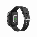 D8 2.01 inch 2 in 1 Bluetooth Earphone Silicone Band Smart Watch, Support Health Monitoring / NFC(Bl