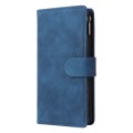 For Google Pixel 8a Multifunctional Multi-Card Wallet Phone Leather Case(Blue)