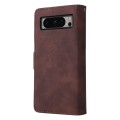 For Google Pixel 8 Pro Multifunctional Multi-Card Wallet Phone Leather Case(Coffee)