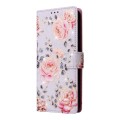 For Samsung Galaxy A15 5G Bronzing Painting RFID Leather Case(Pastoral Rose)