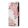 For Samsung Galaxy A15 5G Bronzing Painting RFID Leather Case(Rose Flower)