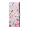 For Samsung Galaxy S24 Ultra 5G Bronzing Painting RFID Leather Case(Pastoral Rose)