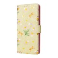 For Samsung Galaxy S24 Ultra 5G Bronzing Painting RFID Leather Case(Yellow Daisy)