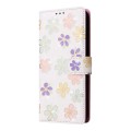 For Samsung Galaxy S24+ 5G Bronzing Painting RFID Leather Case(Bloosoming Flower)