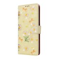 For Samsung Galaxy A05 Bronzing Painting RFID Leather Case(Yellow Daisy)