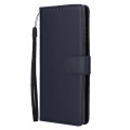 For Samsung Galaxy S24 Ultra 5G 3-Card Slots Multifunctional Leather Phone Case(Blue)