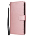 For Samsung Galaxy S24+ 5G 3-Card Slots Multifunctional Leather Phone Case(Rose Gold)