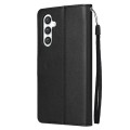 For Samsung Galaxy S24+ 5G 3-Card Slots Multifunctional Leather Phone Case(Black)