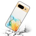 For Google Pixel 8 Hollow Marble Pattern TPU Phone Case(Yellow)