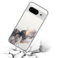 For Google Pixel 8 Hollow Marble Pattern TPU Phone Case(Black)