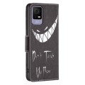 For TCL 405 Colored Drawing Pattern Leather Phone Case(Smirk)