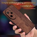 For Honor 100 Pro AZNS 3D Embossed Skin Feel Phone Case(Brown)