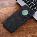 For Honor X9b AZNS 3D Embossed Skin Feel Phone Case(Black)