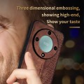For Honor X9b AZNS 3D Embossed Skin Feel Phone Case(Black)