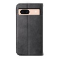 For Google Pixel 8a Cubic Grid Calf Texture Magnetic Leather Phone Case(Black)