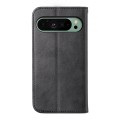 For Google Pixel 9 Cubic Grid Calf Texture Magnetic Leather Phone Case(Black)