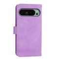For Google Pixel 9 Dierfeng Dream Line TPU + PU Leather Phone Case(Purple)