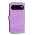 For Google Pixel 9 Pro Dierfeng Dream Line TPU + PU Leather Phone Case(Purple)