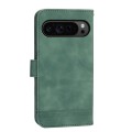 For Google Pixel 9 Pro Dierfeng Dream Line TPU + PU Leather Phone Case(Green)