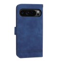 For Google Pixel 9 Pro Dierfeng Dream Line TPU + PU Leather Phone Case(Blue)