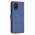 For TCL 40 NxtPaper Magnetic Buckle Rhombus Texture Leather Phone Case(Blue)
