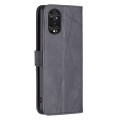 For TCL 40 NxtPaper Magnetic Buckle Rhombus Texture Leather Phone Case(Black)