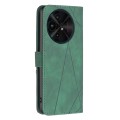 For TCL 50 XE/50 XL 5G Magnetic Buckle Rhombus Texture Leather Phone Case(Green)