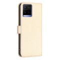 For Motorola Moto G13 4G / G23 4G / G53 5G Four-leaf Embossed Leather Phone Case(Gold)
