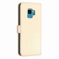For Samsung Galaxy S9 Four-leaf Embossed Leather Phone Case(Gold)