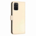 For Samsung Galaxy S20+ Four-leaf Embossed Leather Phone Case(Gold)