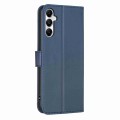 For Samsung Galaxy A15 Four-leaf Embossed Leather Phone Case(Blue)