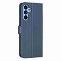 For Samsung Galaxy A54 5G Four-leaf Embossed Leather Phone Case(Blue)