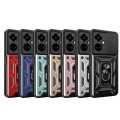 For Tecno Camon 19/19 Pro 5G Sliding Camera Cover Design TPU+PC Phone Case(Black)
