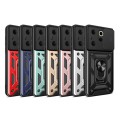 For Tecno Camon 20 Premier Sliding Camera Cover Design TPU+PC Phone Case(Green)