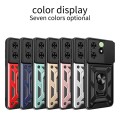 For Tecno Spark Go 2024 / Spark 20 Sliding Camera Cover Design TPU+PC Phone Case(Green)