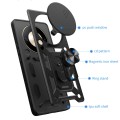 For Honor X9b Sliding Camera Cover Design TPU+PC Phone Case(Black)