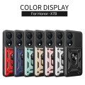 For Honor X7b Sliding Camera Cover Design TPU+PC Phone Case(Blue)