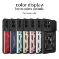 For Honor X8b Sliding Camera Cover Design TPU+PC Phone Case(Red)