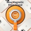 MagSafe Magnetic Pivot Stand Phone Ring Holder(Black + Orange)