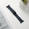 For Apple Watch SE 2023 44mm Water Ripple Magnetic Folding Buckle Watch Band, Style: Bold Version(In