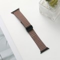 For Apple Watch Series 6 40mm Water Ripple Magnetic Folding Buckle Watch Band, Style: Bold Version(L