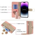 For Sharp Aquos Sense7 Plus Crossbody Litchi Texture Leather Phone Case(Pink)