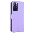 For Xiaomi Redmi Note 11 / 12S 4G Four-leaf Embossed Leather Phone Case(Purple)