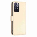 For Xiaomi Redmi Note 11 / 12S 4G Four-leaf Embossed Leather Phone Case(Gold)