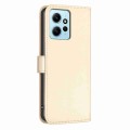 For Xiaomi Redmi Note 12 4G Global Four-leaf Embossed Leather Phone Case(Gold)