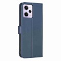 For Xiaomi Redmi Note 12 Pro 5G Global Four-leaf Embossed Leather Phone Case(Blue)